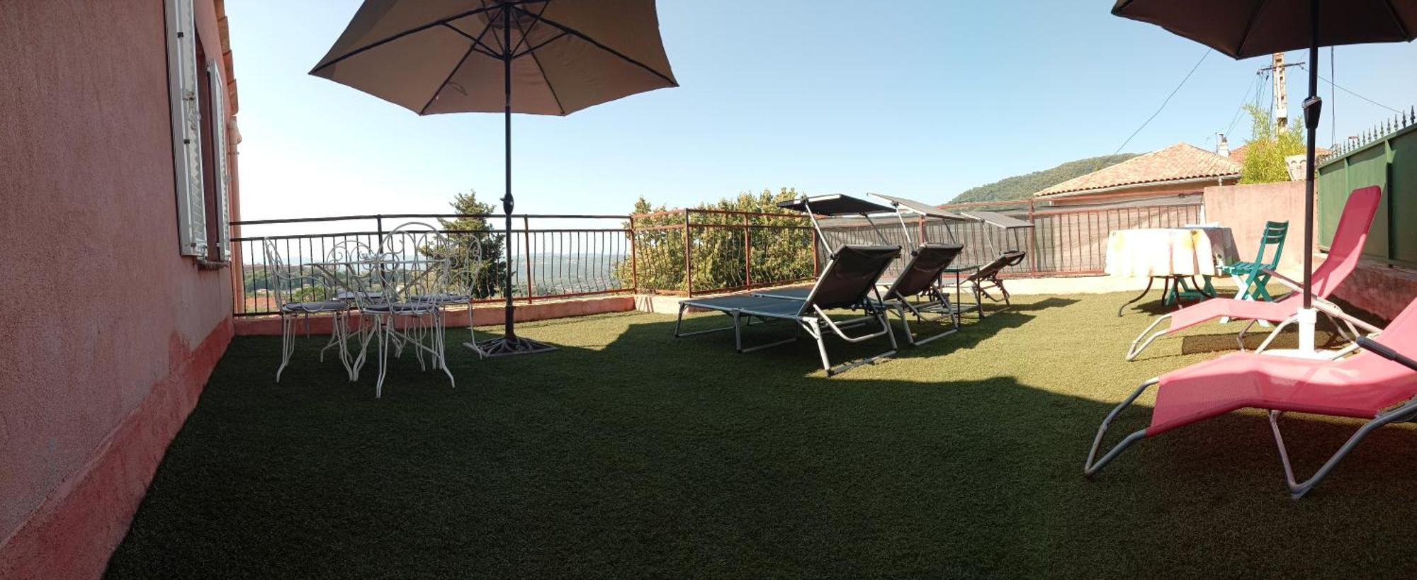 De 1 A 6 Avec Terrasse Solarium, Vue Panoramique Et Parking Gratuit Appartement Grasse Buitenkant foto
